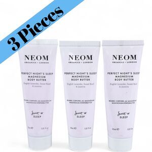 3X Neom Perfect Nights Sleep Magnesium Body Butter LOT OF 3 x 30ml SEALED